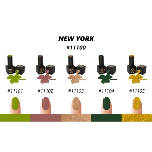 Nail Brand Gel Polish 11100 Collection New York 50ml