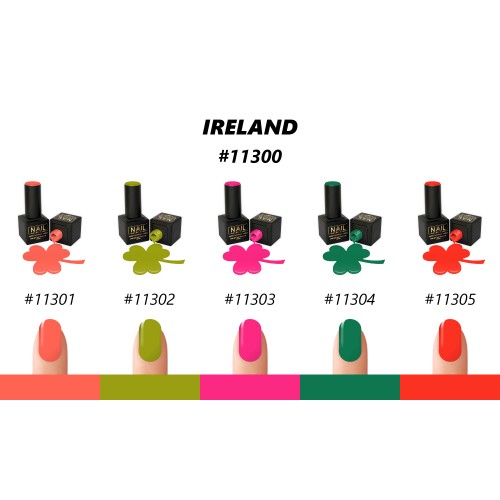 Nail Brand Гель Лак 11300 Коллекция Ireland 50ml