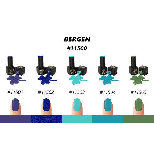 Nail Brand Гель Лак 11500 Коллекция Bergen 50ml