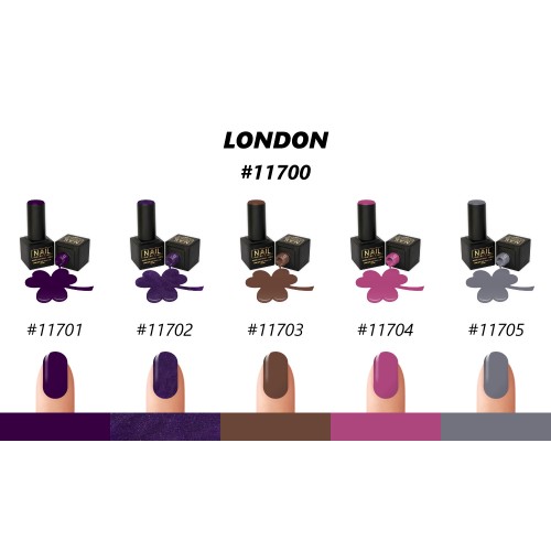 Nail Brand Гель Лак 11700 Коллекция London 50ml