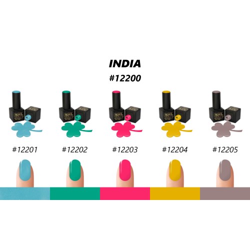 Nail Brand Gel Polish 12200 Collection India 50ml