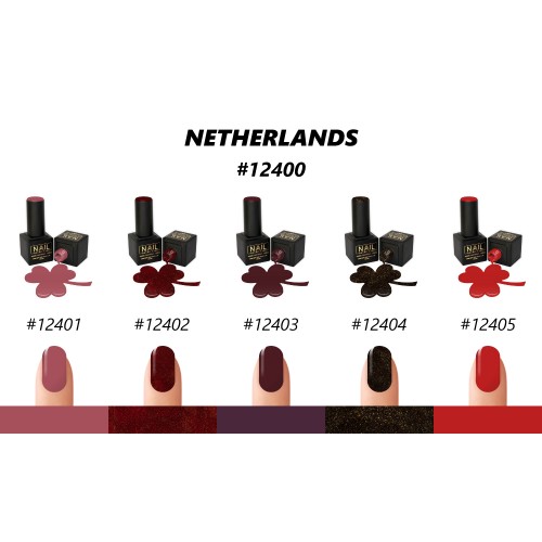 Nail Brand Gel Polish 12400 Collection Netherlands 50ml