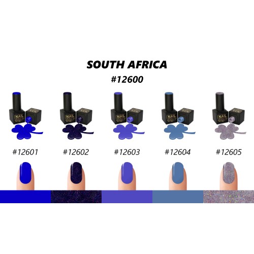 Nail Brand Гель Лак 12600 Коллекция South Africa 50ml