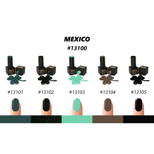 Nail Brand Gel Polish 13100 Collection Mexico 50ml