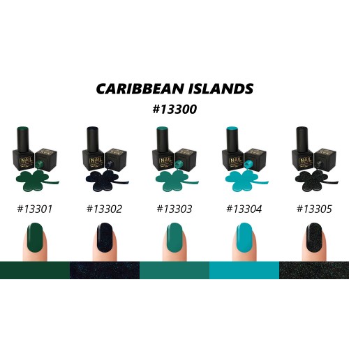 Nail Brand Gel Polish 13300 Collection Caribbean Island 50ml