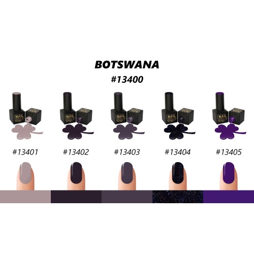 Nail Brand Гель Лак 13400 Коллекция Botswana 50ml