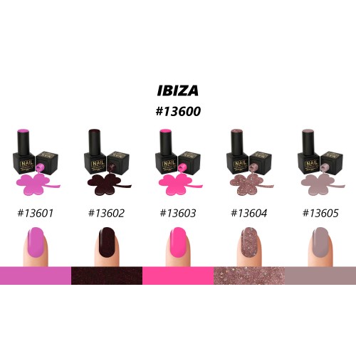 Nail Brand Гель Лак 13600 Коллекция Ibiza 50ml