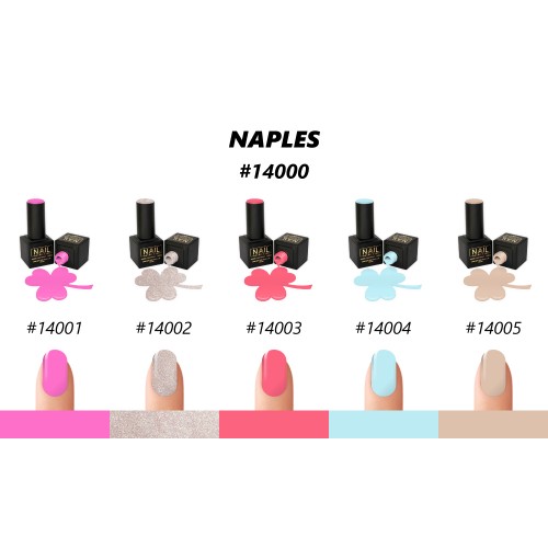 Nail Brand Гель Лак 14000 Коллекция Naples 50ml