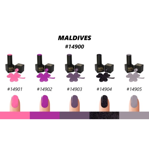 Nail Brand Гель Лак 14900 Коллекция Maldives 50ml