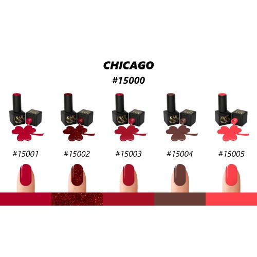 Nail Brand Гель Лак 15000 Коллекция Chicago 50ml